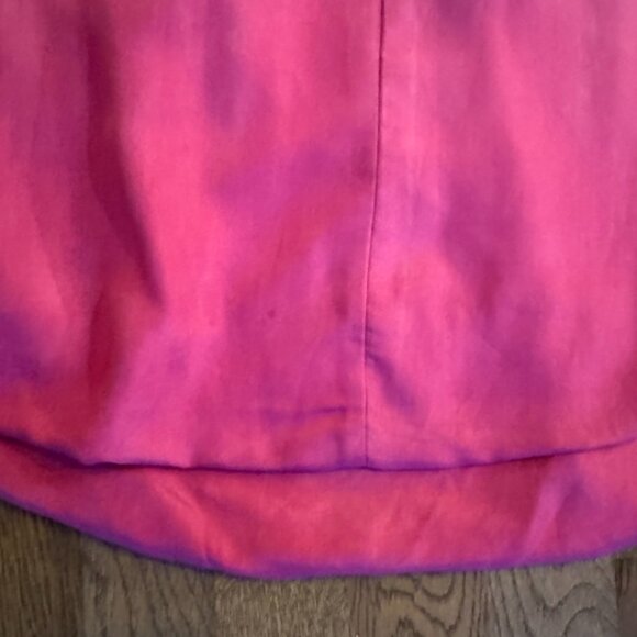 Graham & Spencer 100% Silk Ombre Pink & White Dip Dye Dress Medium - Picture 8 of 11